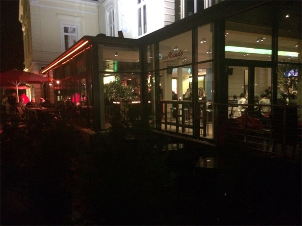 Der Au�enbereich: Auch der Wintergarten wurde 2014 vergr��ert.
